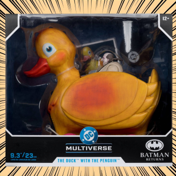 DC Multiverse Batman Returns The Duck & Penguin McFarlane Actionfigur & Vehicle Set